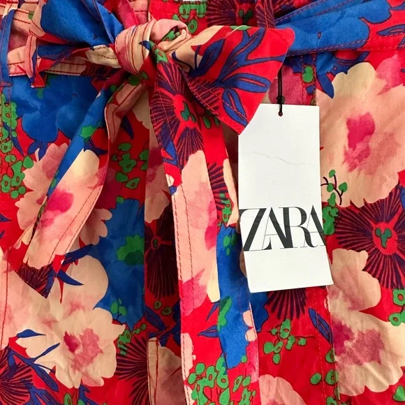 Zara Floral Pants - Picture 5 of 9